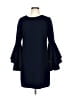 Milly Solid Blue Casual Dress Size 10 - photo 1