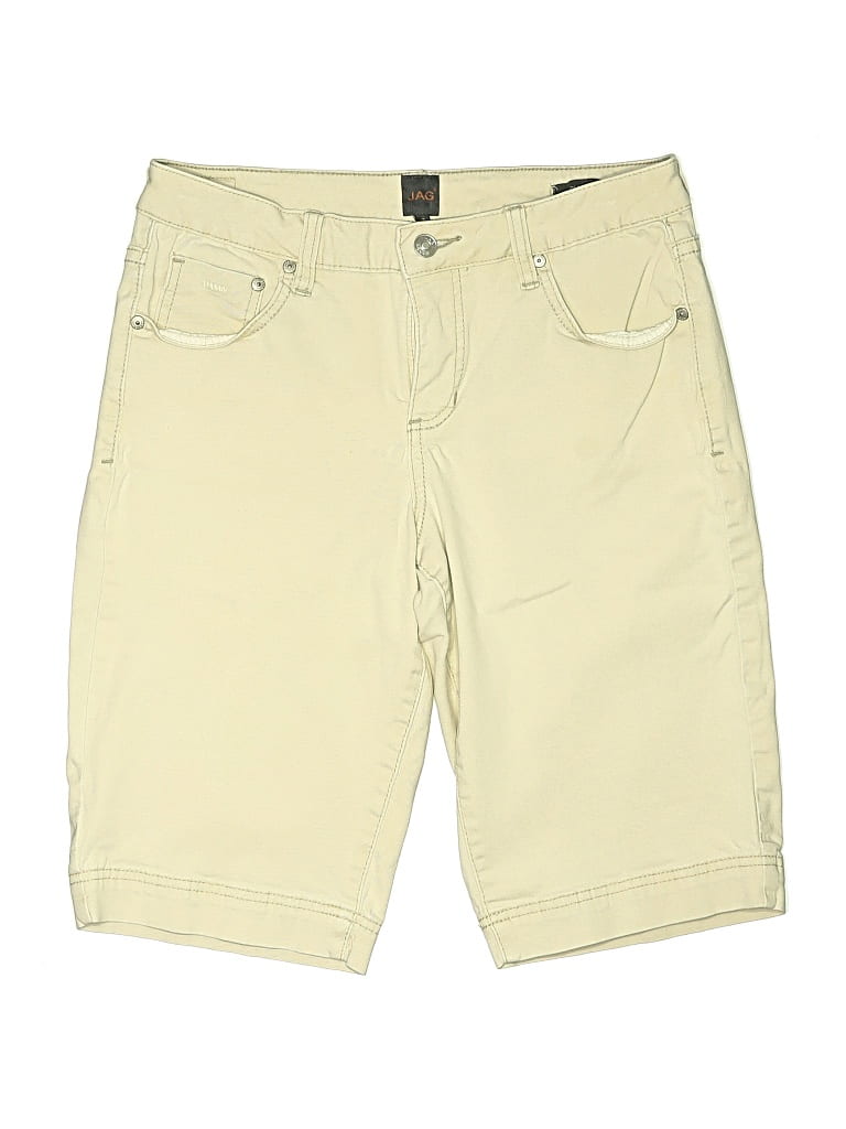 Click to view more detailed imagery on our partner's website Pre-owned Jag Khaki Shorts In White