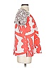 Simply Vera Vera Wang 100% Polyester Orange Short Sleeve Blouse Size S (petite) - photo 4