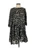 Hayden 100% Polyester Animal Print Black Casual Dress Size S - photo 1