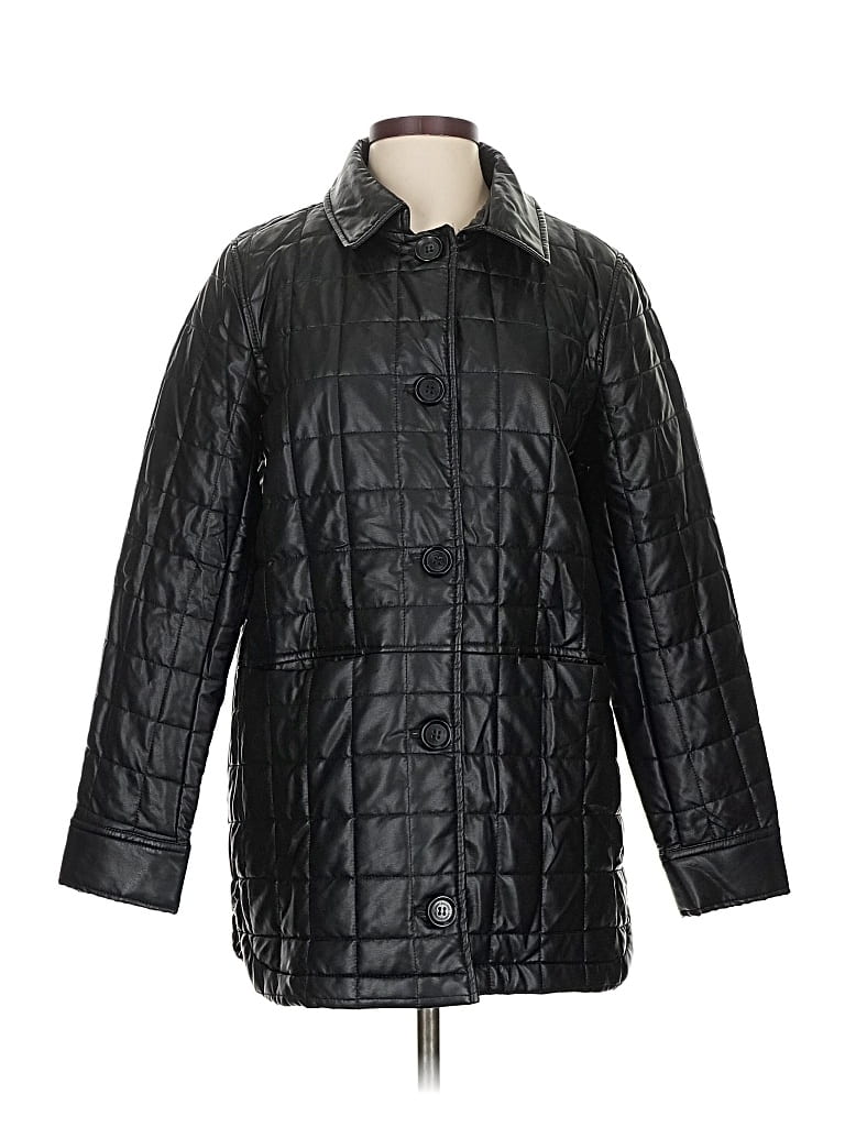 Pre-owned Sam Edelman Coat In Black