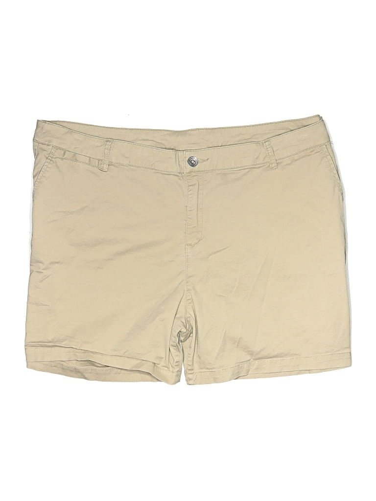 LANE BRYANT Pre-owned Khaki Shorts In Brown