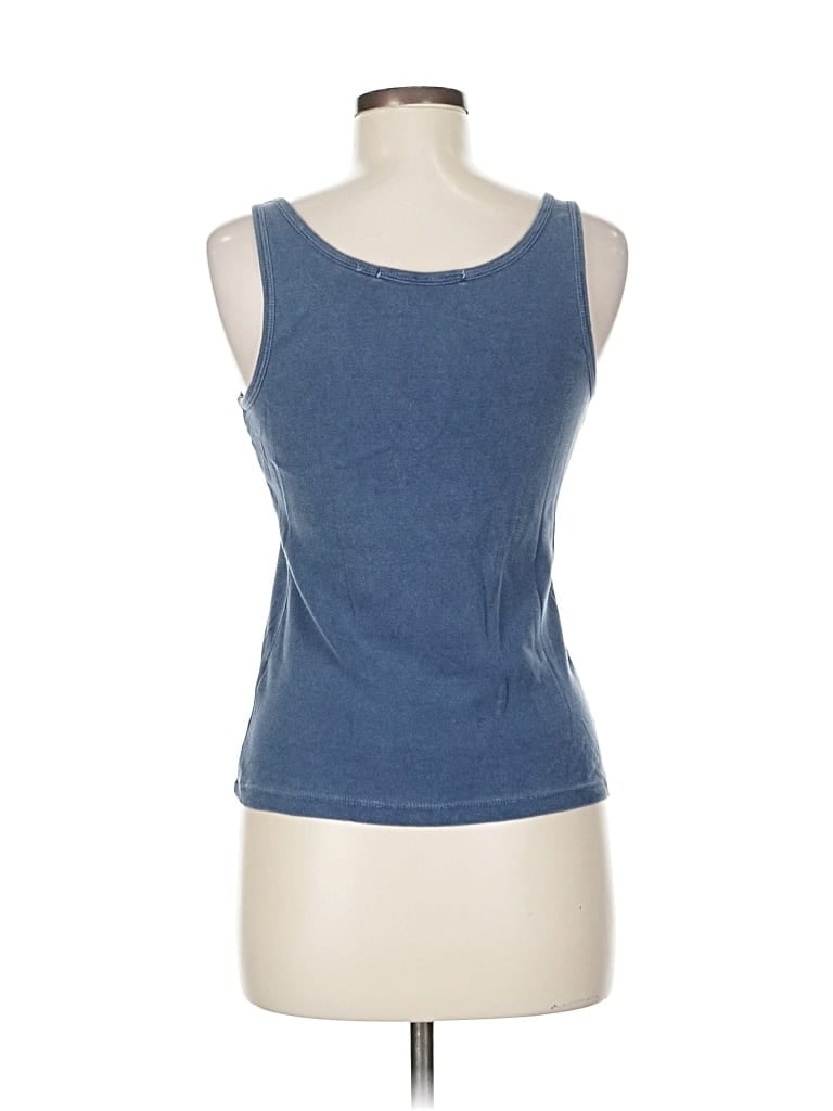 Pre-owned Tommy Hilfiger Tank Top Blue Strapless Neckline Tops