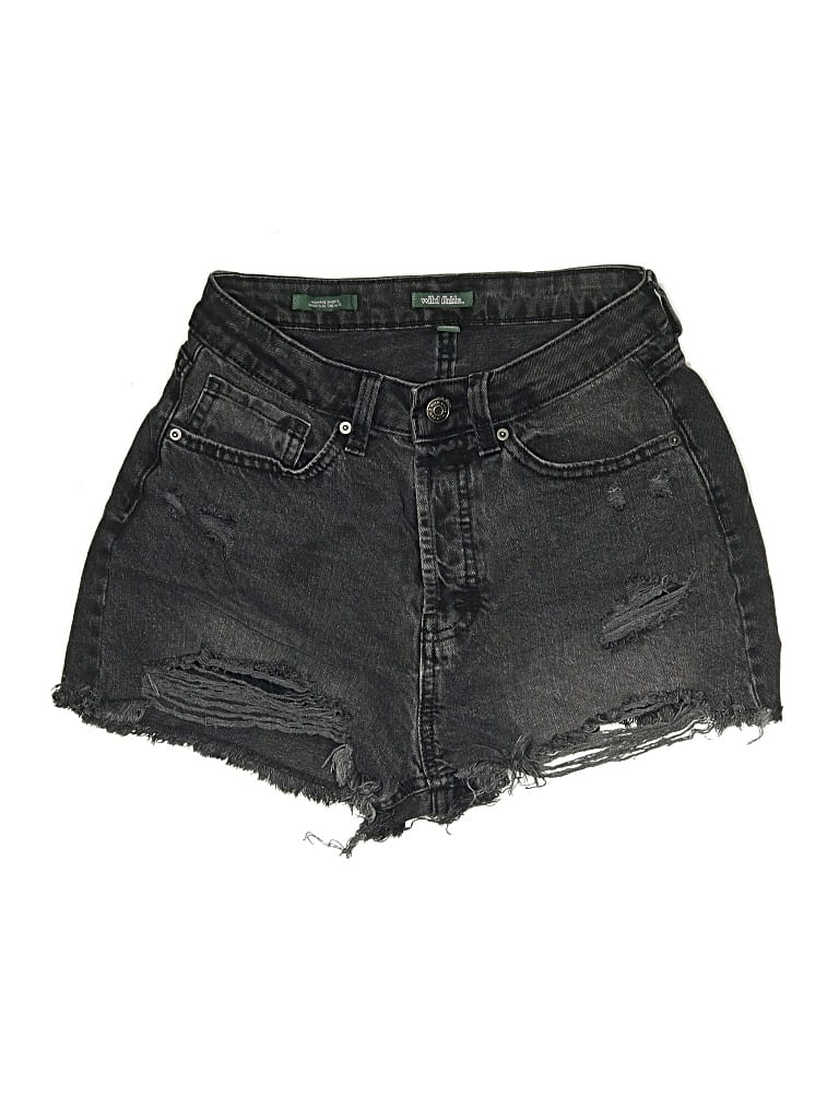 Pre-owned Wild Fable Denim Shorts In Black