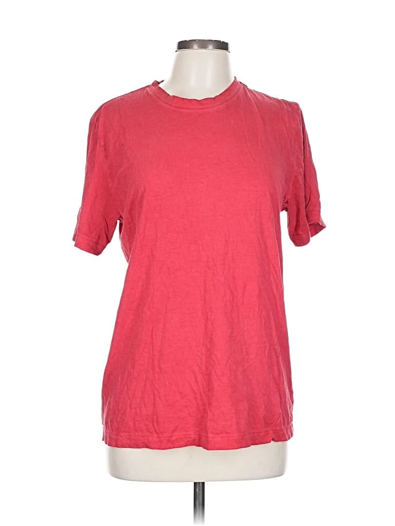 Pre-owned Unbranded Short Sleeve T-shirt In Red