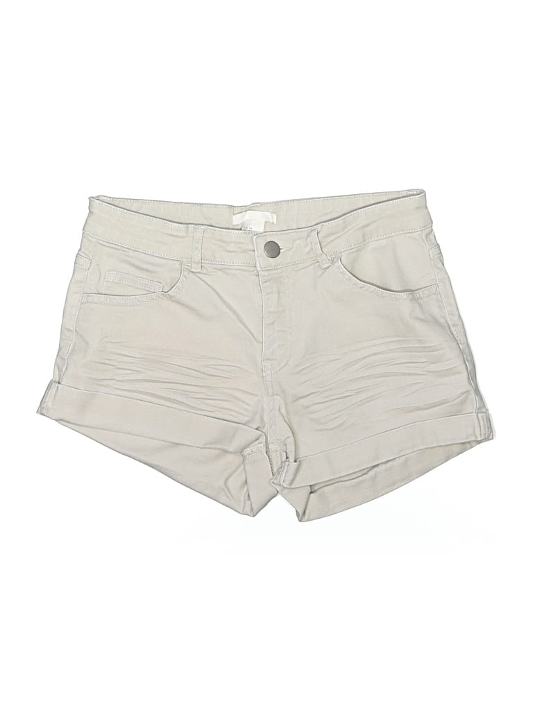 Pre-owned H&m Khaki Shorts In White