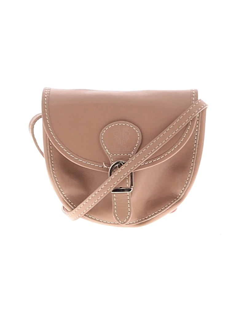 VERA PELLE Pre-owned Leather Crossbody Bag In Brown