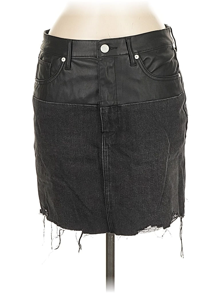 BLANKNYC Pre-owned Blank Nyc Denim Skirt In Black