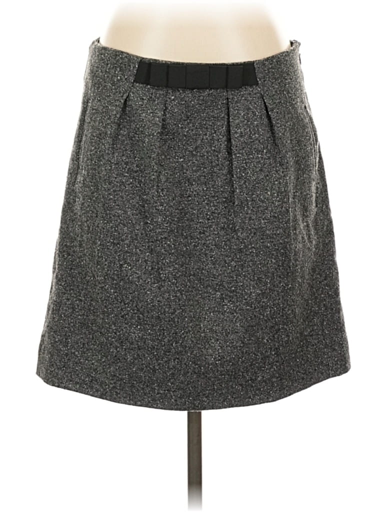 Pre-owned Ann Taylor Loft Formal Skirt In Gray