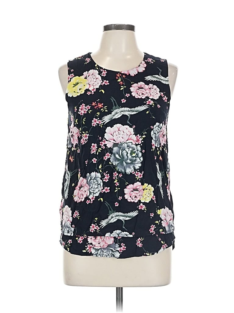 Pre-owned Papillon Sleeveless Blouse In Black