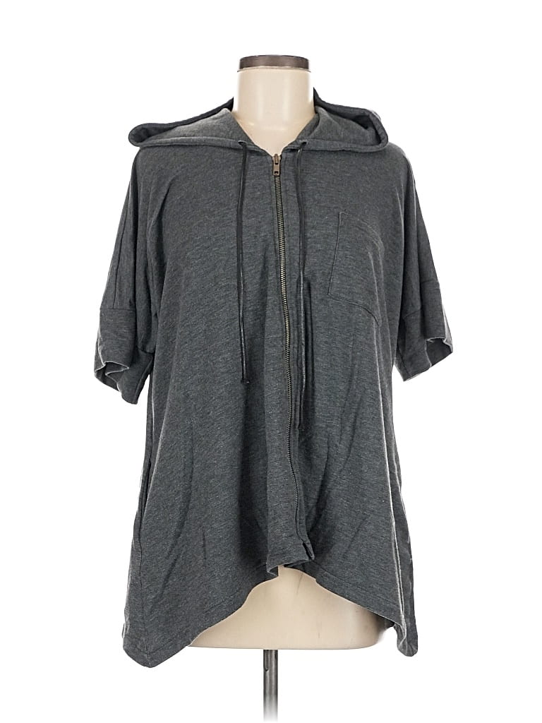 Pre-owned Collective Concepts Poncho In Gray
