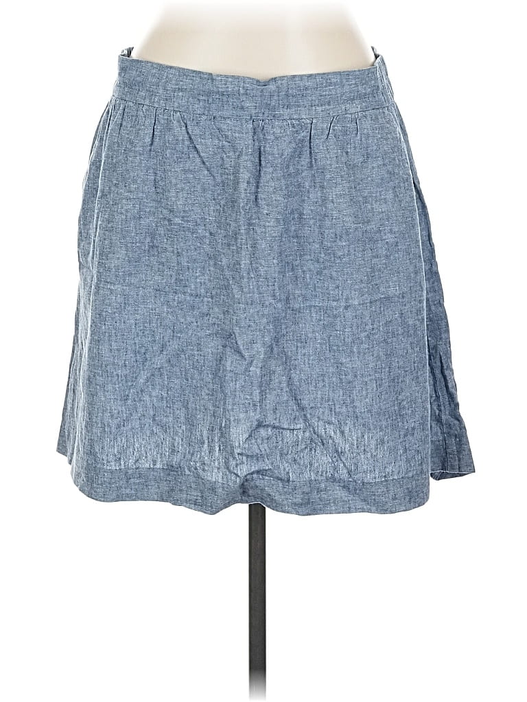 Pre-owned Ann Taylor Loft Outlet Casual Skirt In Blue
