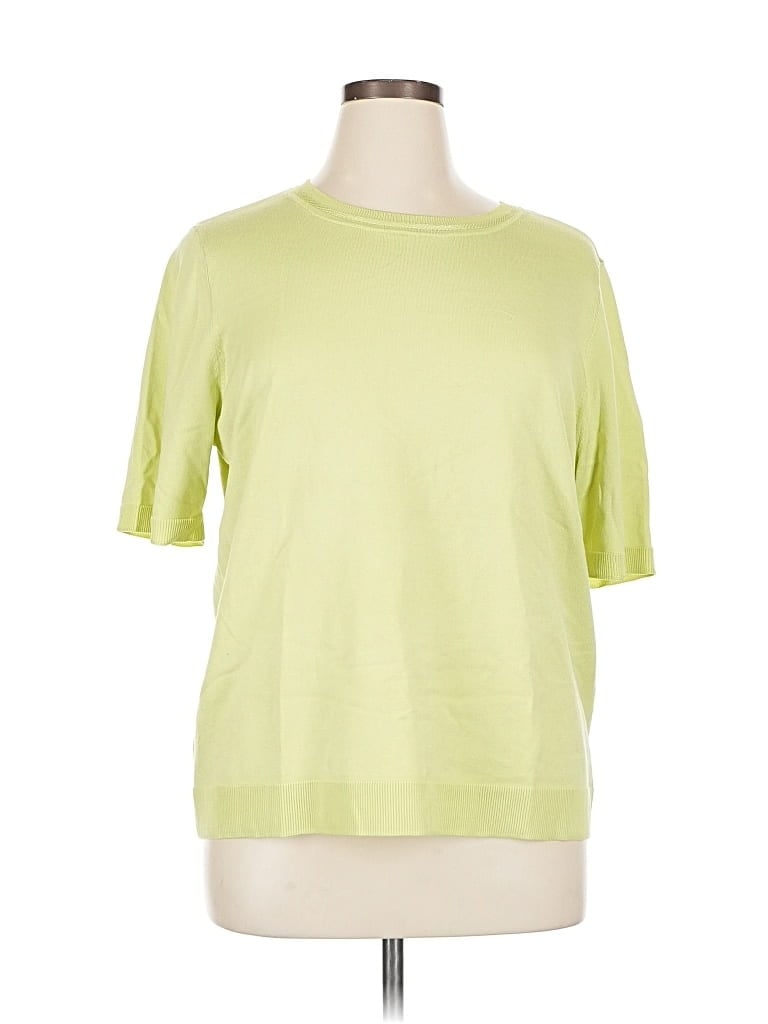 Pre-owned Chico's Sweatshirt In Green