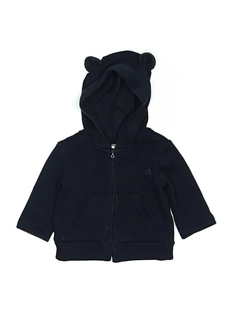 Pre-owned Baby Gap Babies' Zip Up Hoodie In Blue