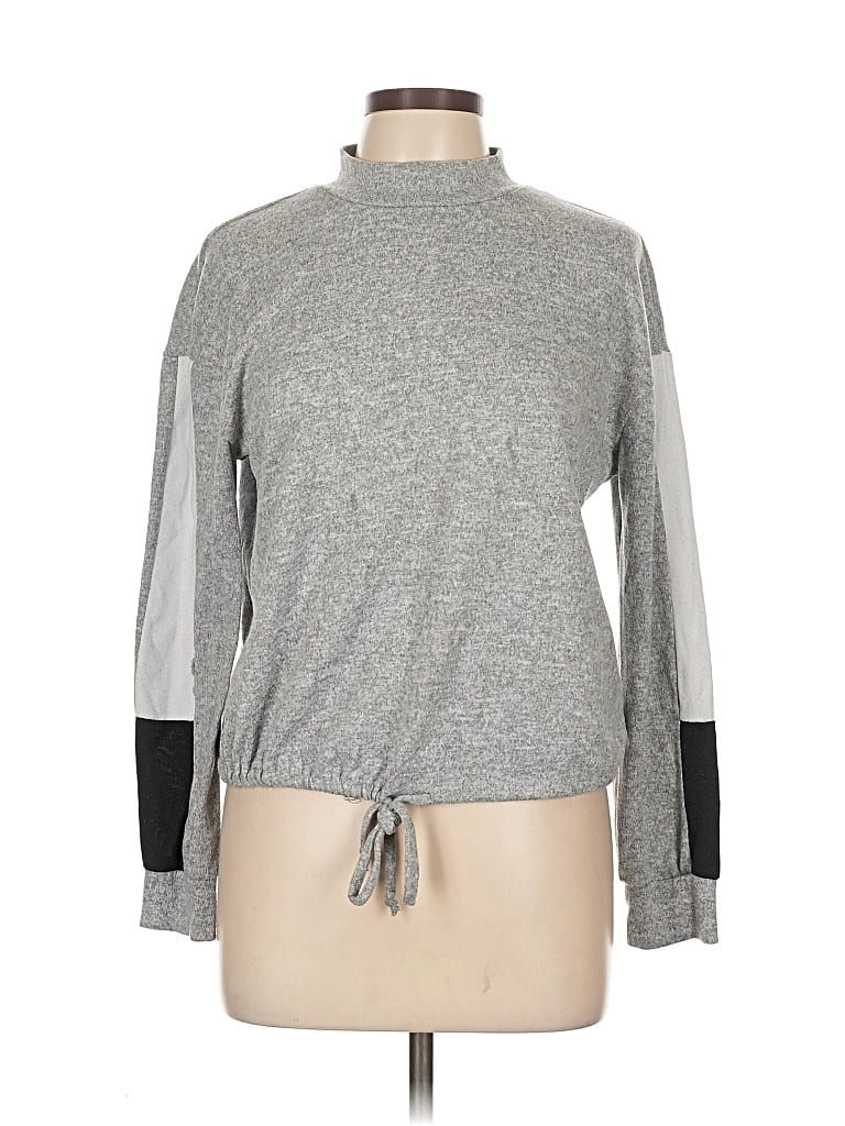 Pre-owned Walmart Turtleneck Sweater In Gray