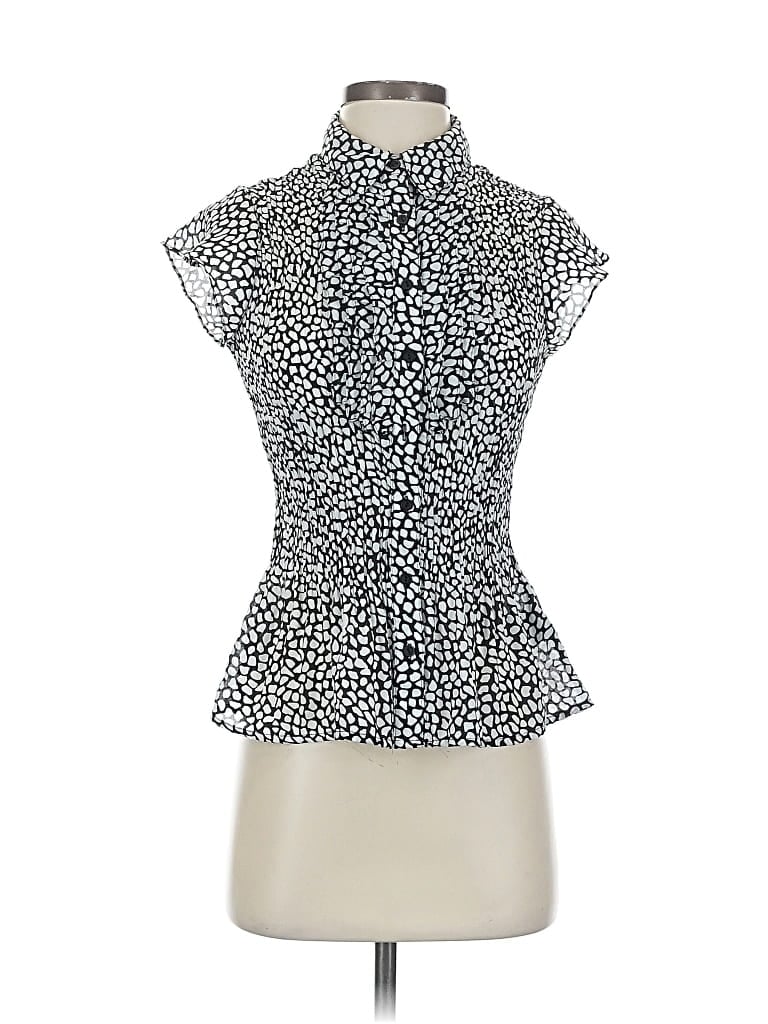 Pre-owned East5th Sleeveless Blouse In Silver