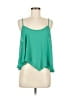 Freebird 100% Polyester Green Sleeveless Blouse Size M - photo 1
