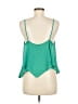 Freebird 100% Polyester Green Sleeveless Blouse Size M - photo 2