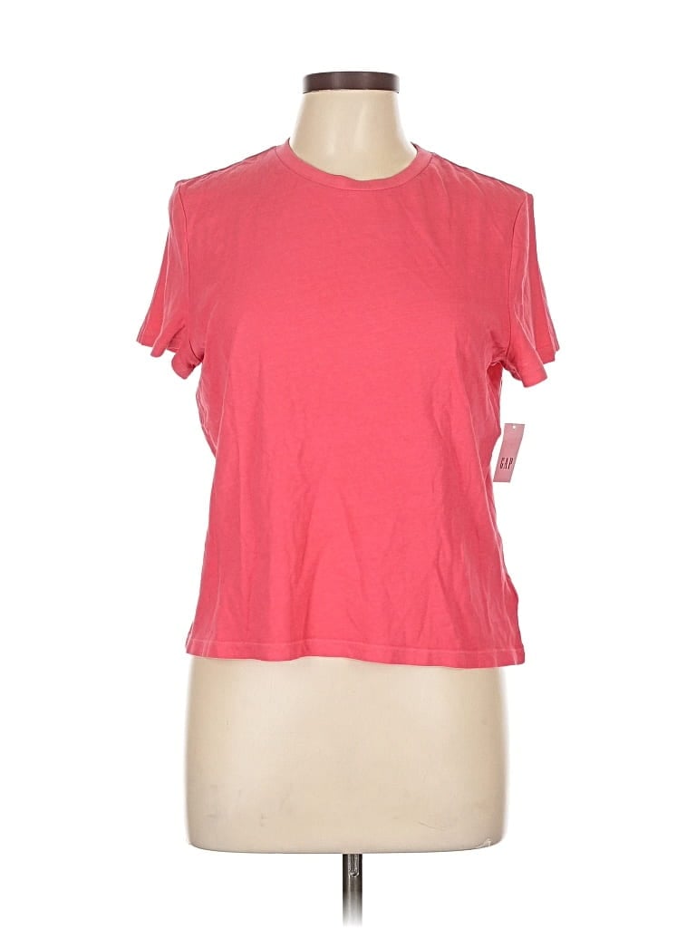 Pre-owned Gap Short Sleeve T-shirt In Pink