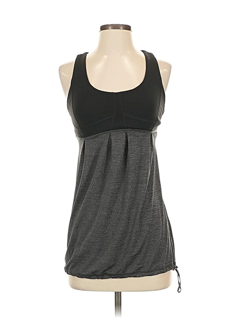 Pre-owned Lululemon Athletica Active Tank Top In Gray
