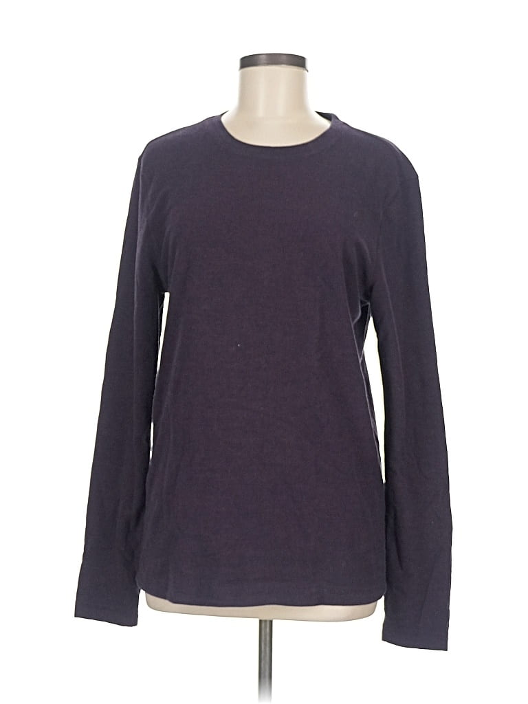 Pre-owned Banana Republic Factory Store Sweatshirt In Purple