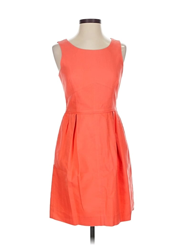 Pre-owned J.crew Factory Store Cocktail Dress In Orange