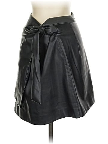 MNG Faux Leather Skirt (view 1)