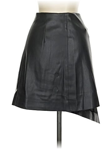 MNG Faux Leather Skirt (view 2)