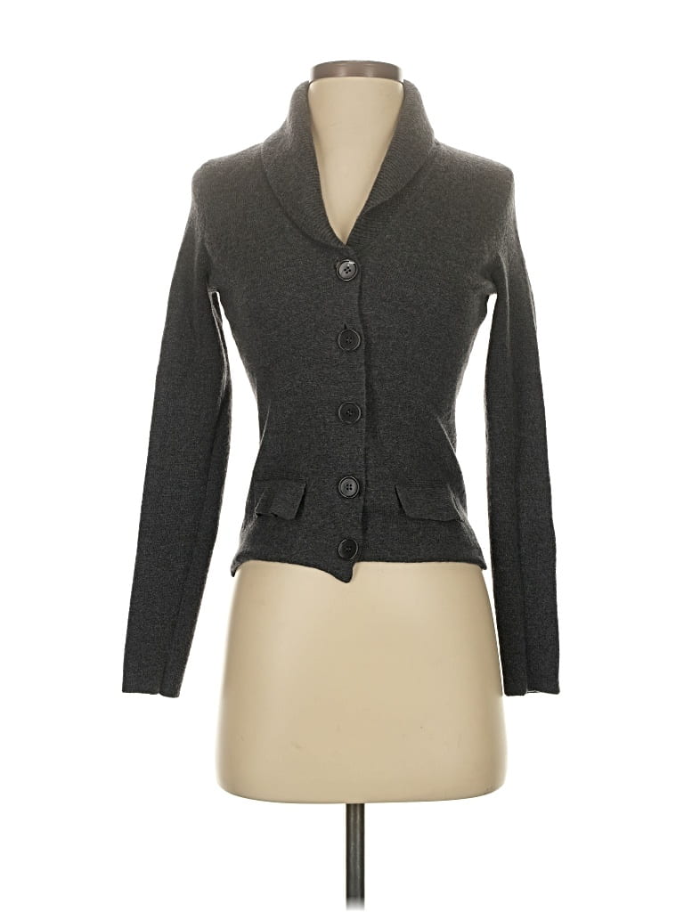 ANN TAYLOR Pre-owned Cardigan Sweater In Gray