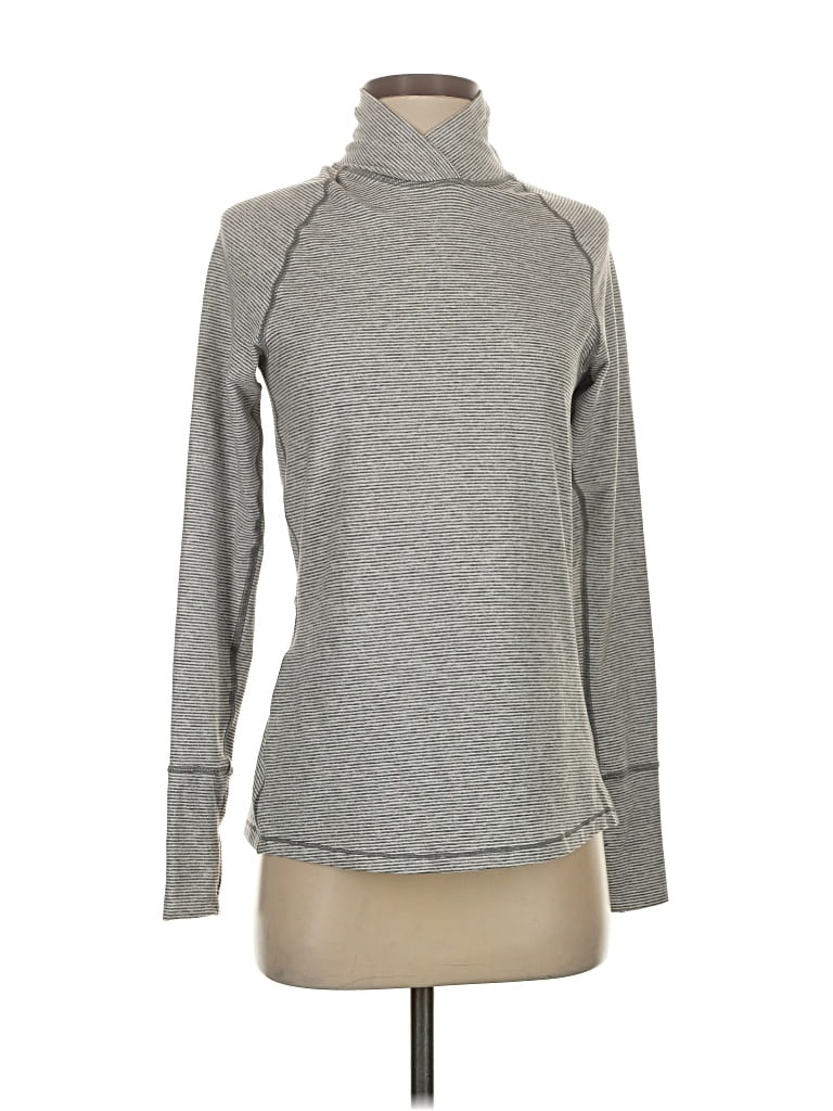Pre-owned Lululemon Athletica Turtleneck Sweater In Gray