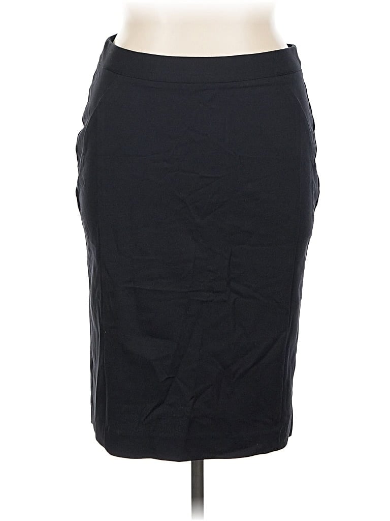Pre-owned Lane Bryant Formal Skirt In Black