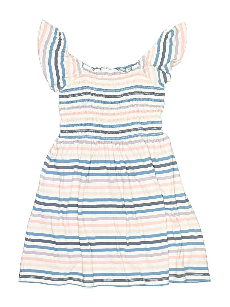 Pre-owned Crewcuts Kids' Dress In Blue