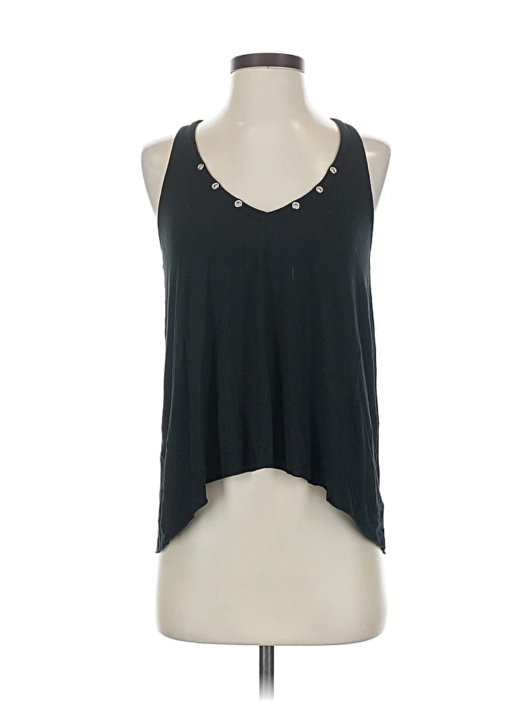 Pre-owned Victoria's Secret Pink Tank Top Black Halter Neckline Tops