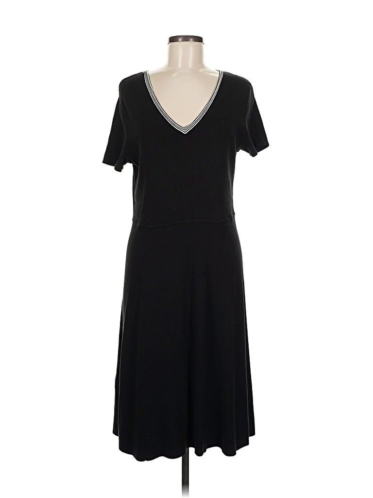 Pre-owned Jones New York Collection Casual Dress In Black