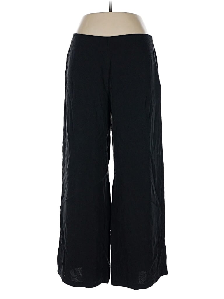 Pre-owned Eileen Fisher Casual Pants In Black