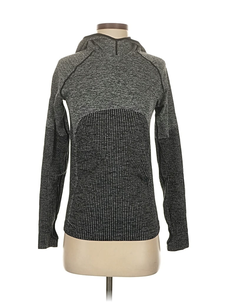 Pre-owned Fabletics Pullover Sweater In Gray