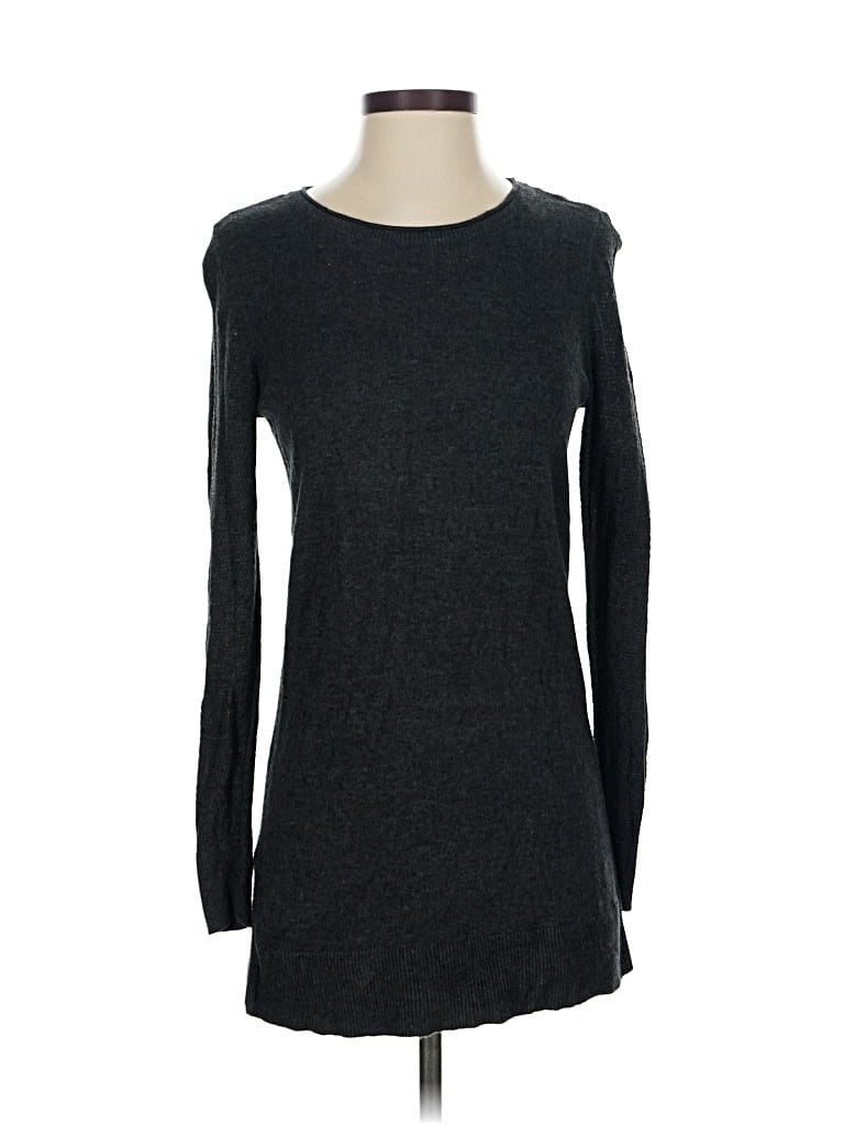 Pre-owned Ann Taylor Loft Outlet Long Sleeve T-shirt In Gray