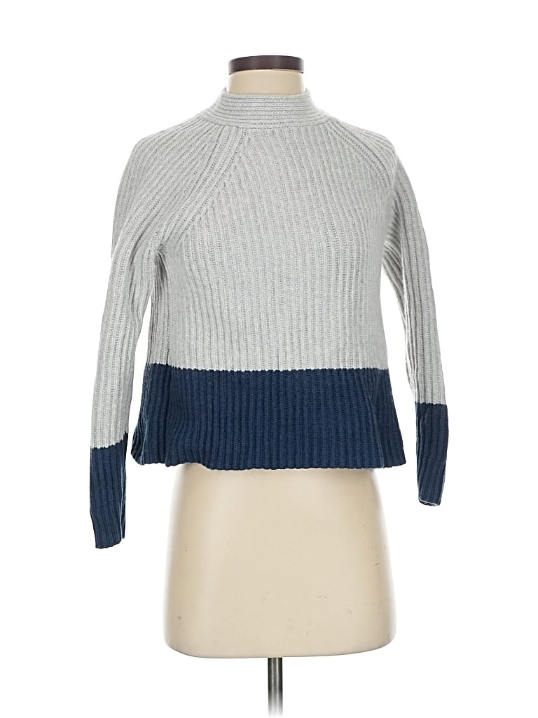 Pre-owned Banana Republic Turtleneck Sweater In Gray