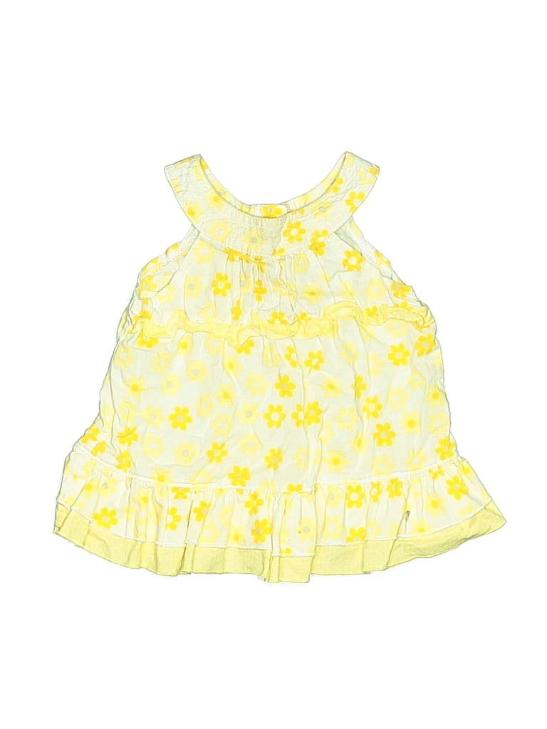 Pre-owned Youngland Babies' Tank Top Yellow Halter Neckline Tops