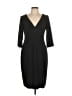 David Meister Solid Black Cocktail Dress Size 12 - photo 1