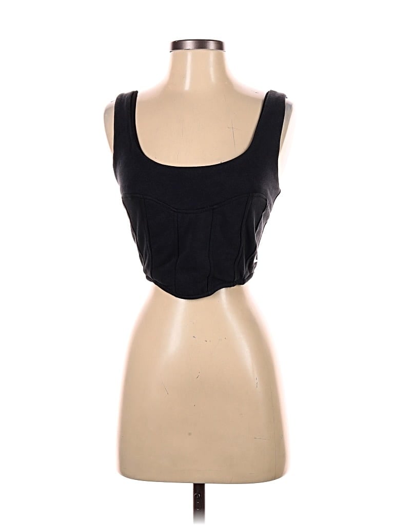 Click to view more detailed imagery on our partner's website Pre-owned Nike Sleeveless Top Black Sweetheart Neckline Tops