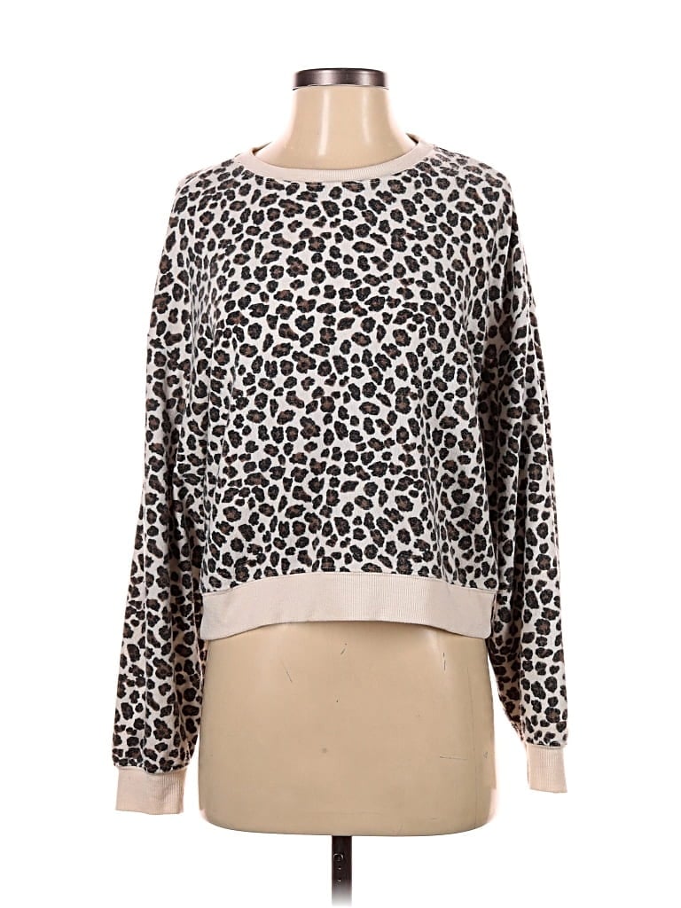 Pre-owned Z Supply Pullover Sweater In Brown