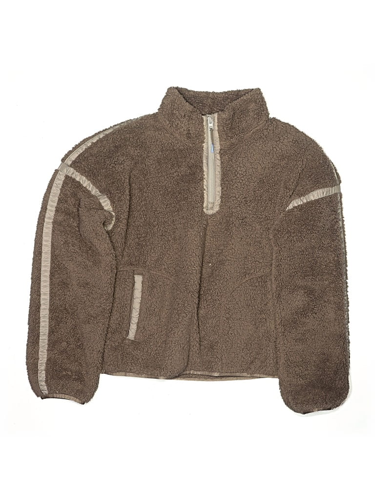 Pre-owned Athleta Girl Kids' Pullover Sweater In Brown