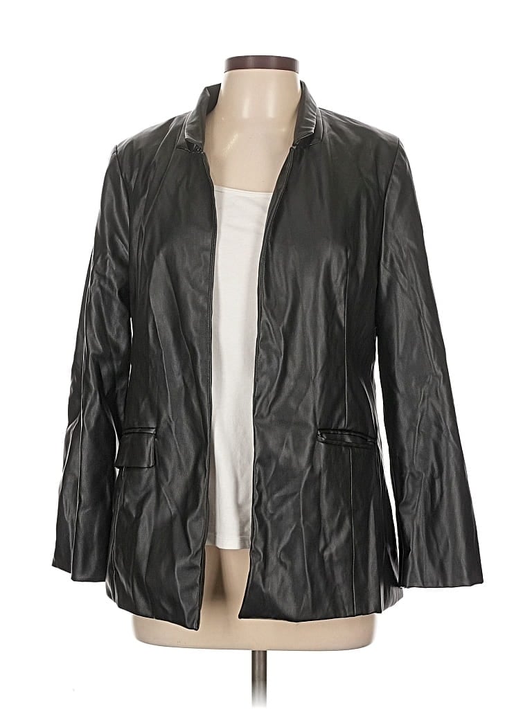 Pre-owned Love Tree Blazer Jacket In Black