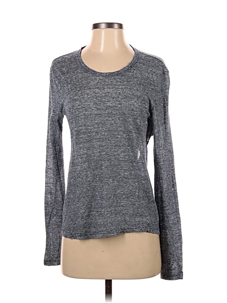 Pre-owned A.l.c Long Sleeve Top Gray Crew Neck Tops