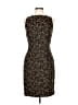 Michael Kors Camo Brown Green Cocktail Dress Size 10 - photo 1