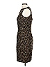 Michael Kors Camo Brown Green Cocktail Dress Size 10 - photo 5