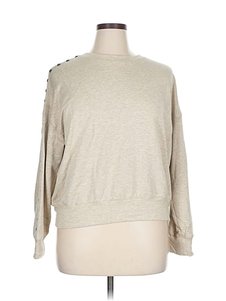 Pre-owned Karen Kane Sweatshirt In Brown