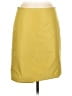 Max Mara 100% Polyester Solid Yellow Casual Skirt Size 6 - photo 1
