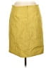 Max Mara 100% Polyester Solid Yellow Casual Skirt Size 6 - photo 2